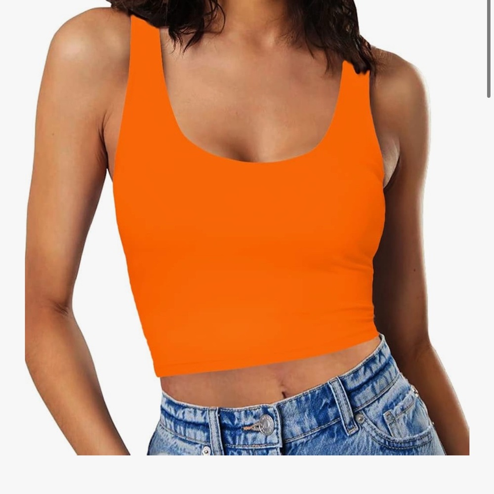Women's Orange Tank Top